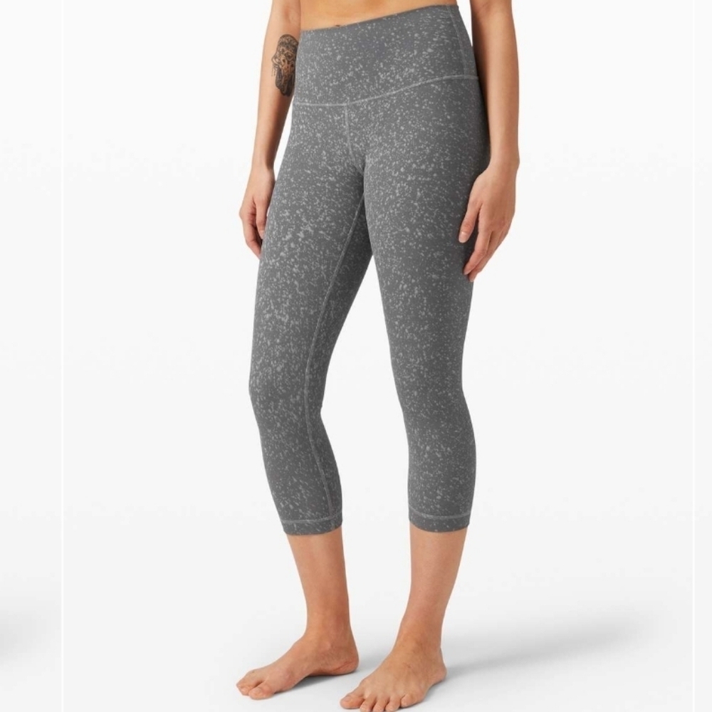 Lululemon Wunder Under Crop High-Rise Leggings 21" Size 8